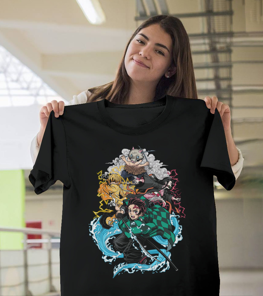 Demon Slayer Classic Characters Action T-Shirt