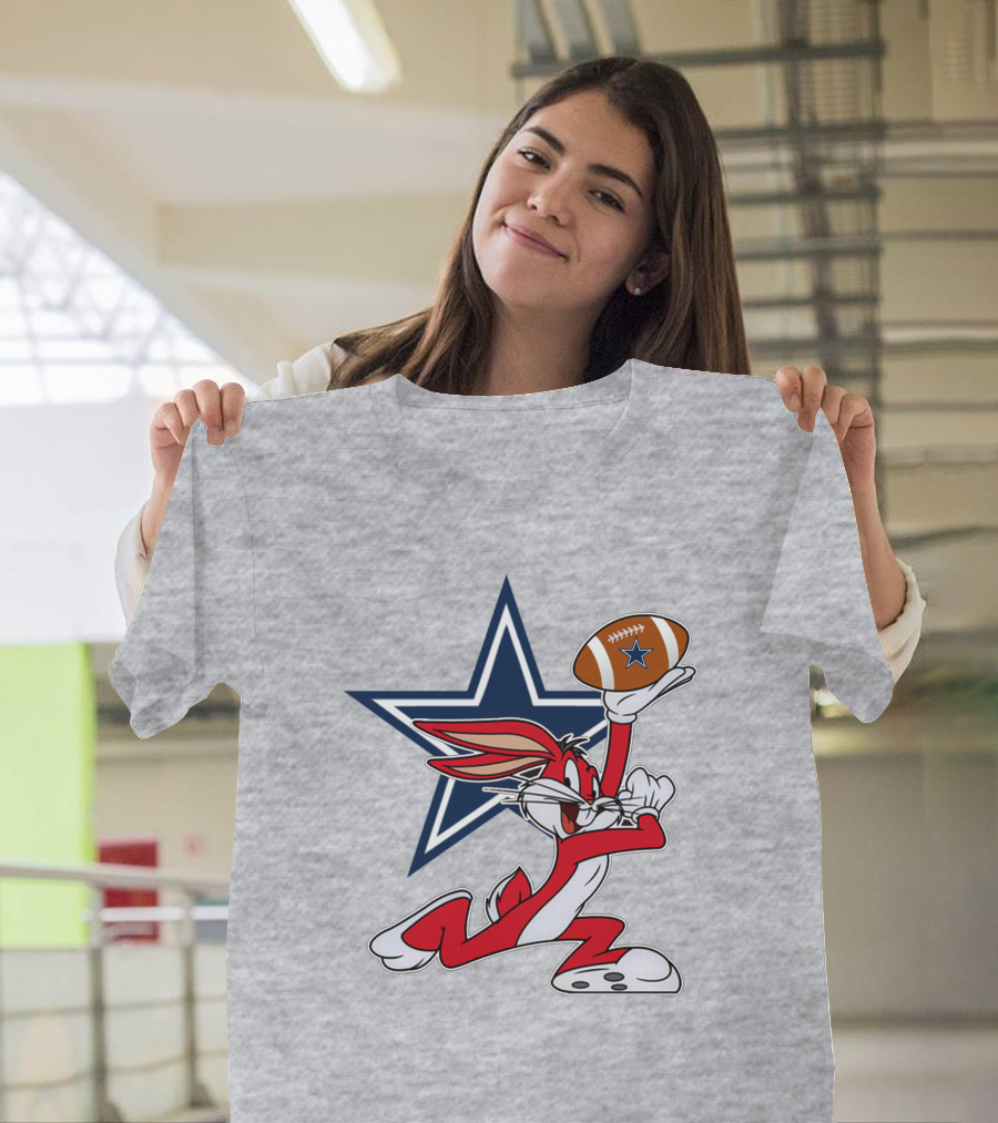 Dallas Cowboys Bugs Bunny Football Star T-Shirt
