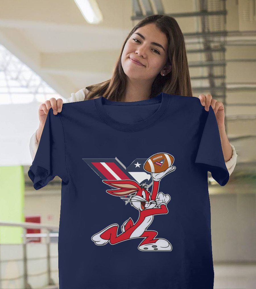 Bugs Bunny Washington Valor Chiefs Football Crossover T-Shirt