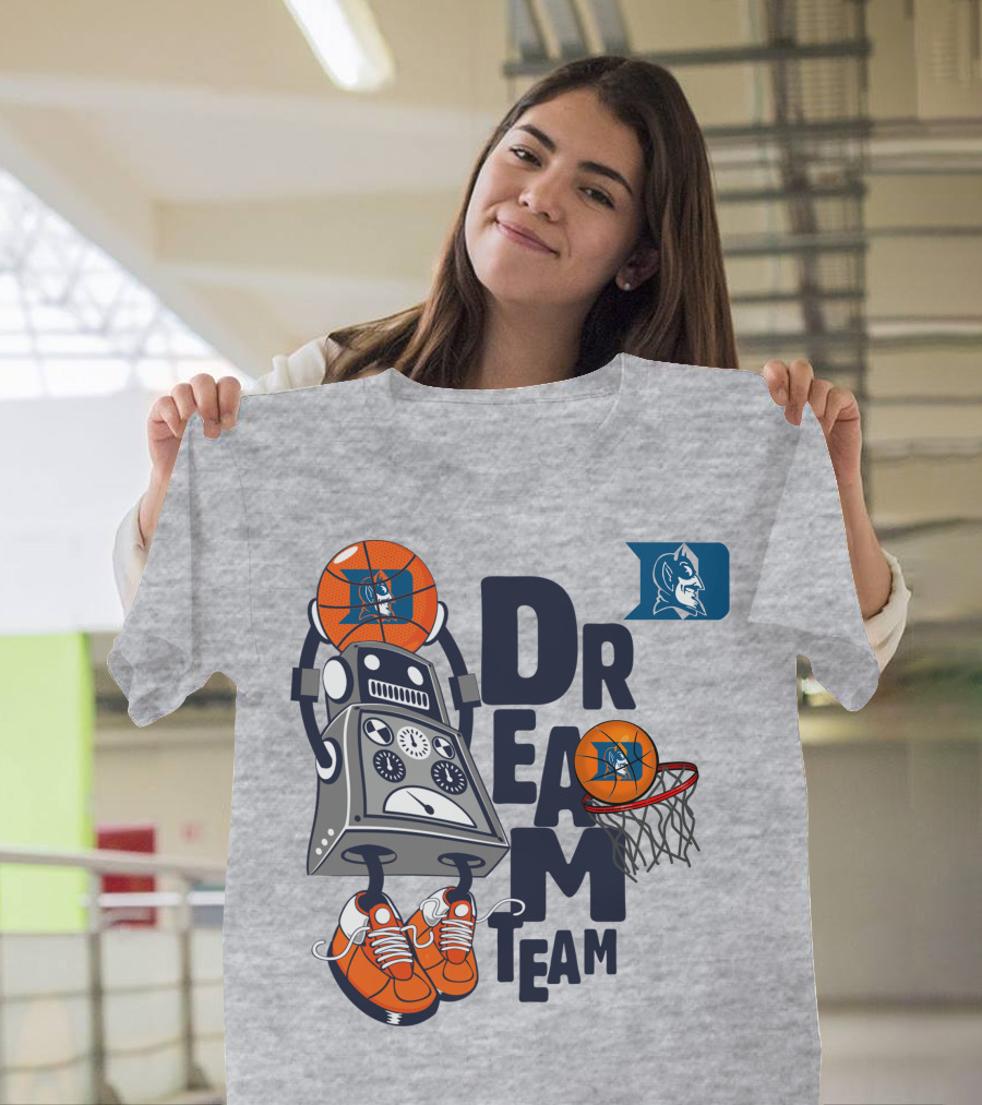 Duke Dream Team Robot Basketball Duke T-Shirt
