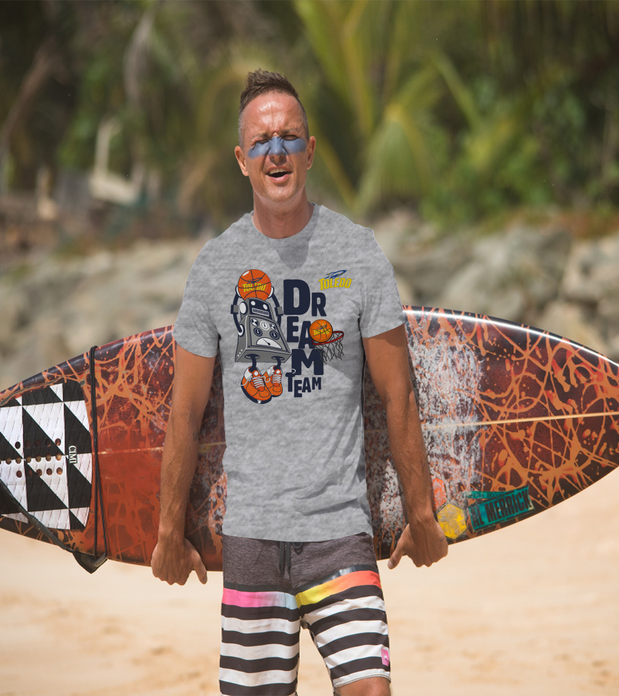 Toledo Rockets Basketball Robot Dream Team T-Shirt