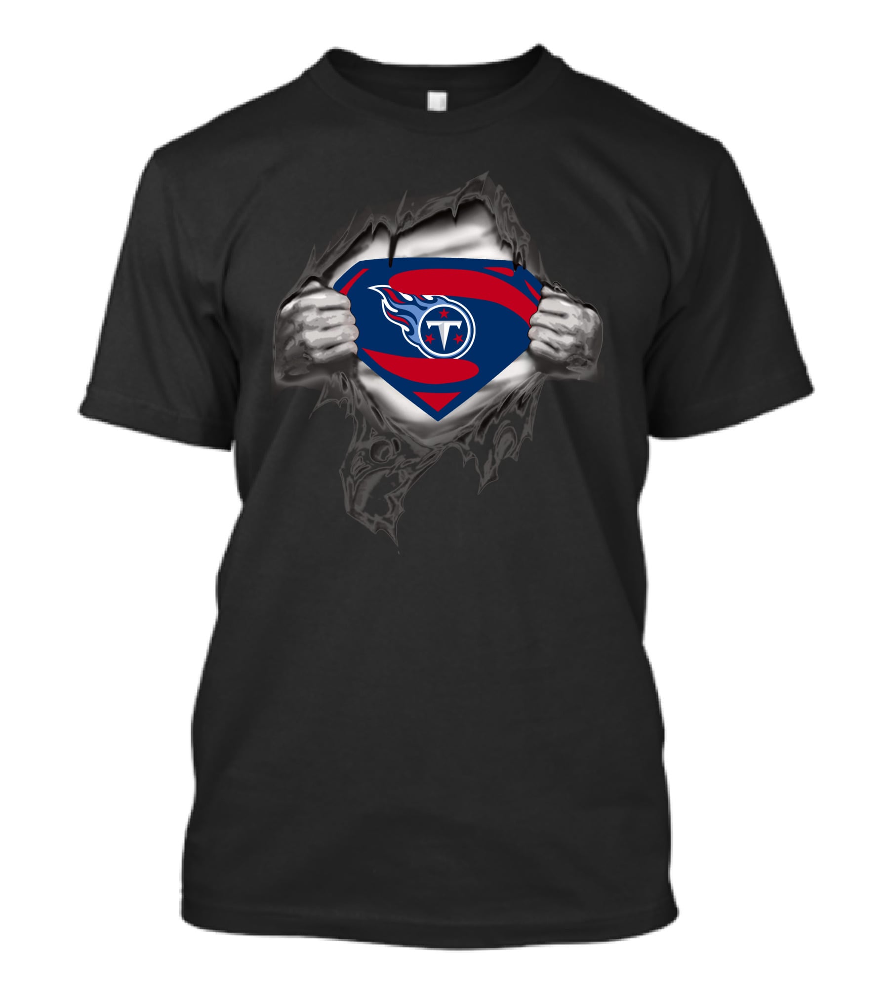 Tennessee Titans Superman Logo Mashup T-Shirt