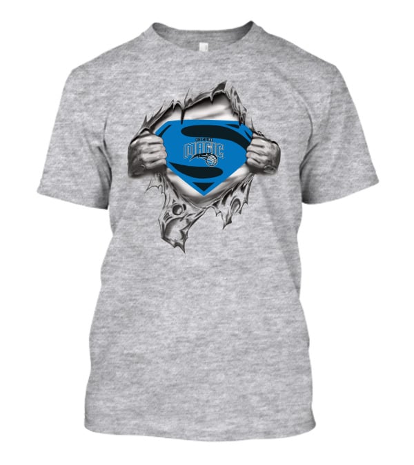 Superman Rip Open Shirt Orlando Magic Basketball T-Shirt