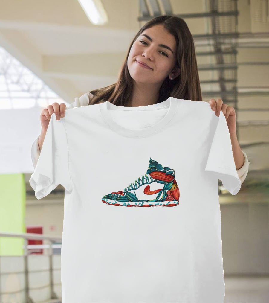 Raxenne Maniquiz Philippine Botanical Air Jordans T-Shirt