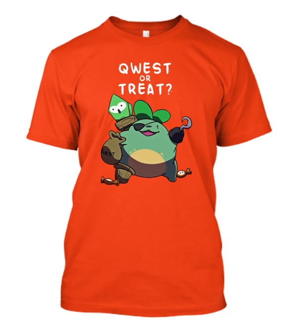 Qwest Or Treat Halloween Quest Sprout Pirate Hook Candy T-Shirt