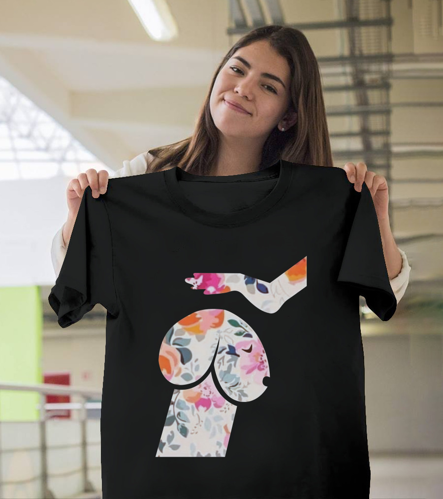 A Perfect Dog Lovers Floral T-Shirt