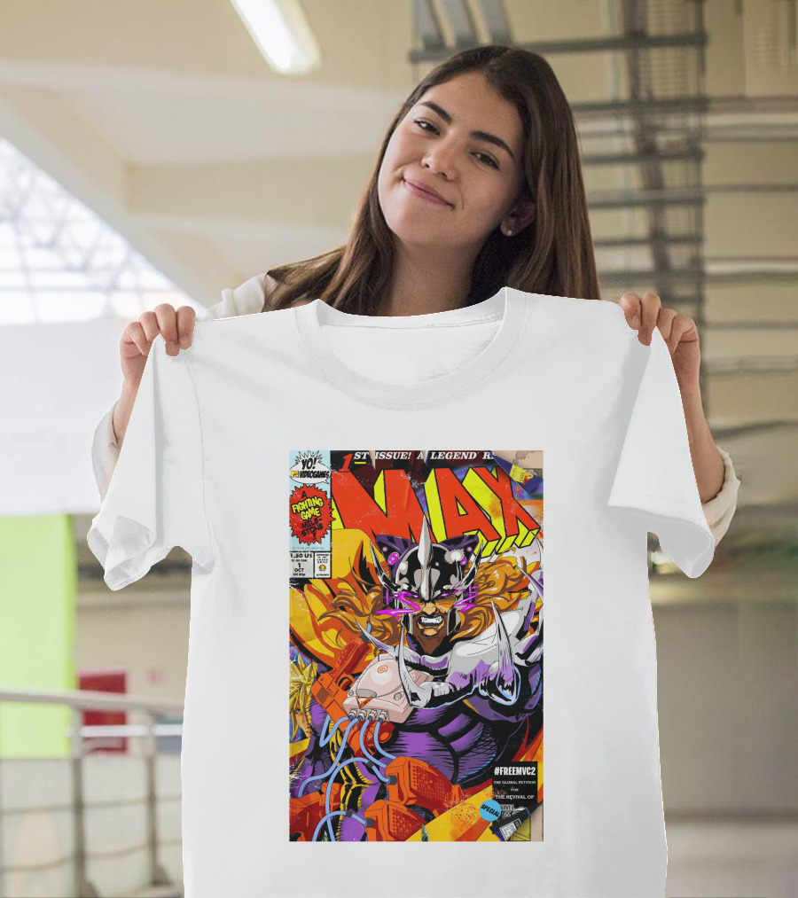Freemvc2 The Scrubl0rd MAX Fighting Game Legend Comic T-Shirt