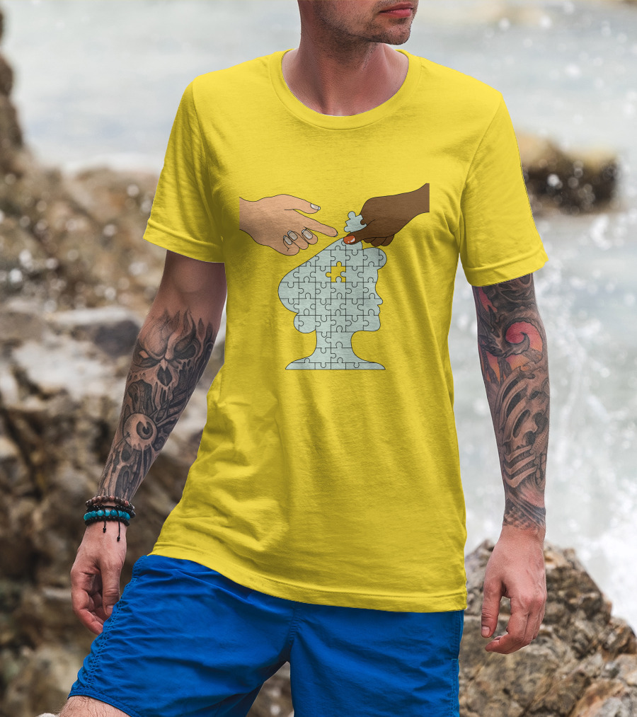 The Philanthropy Boys Club In Her Words Puzzle Head Collaboration T-Shirt