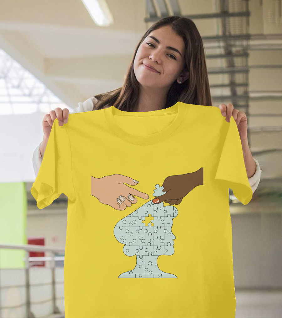 The Philanthropy Boys Club In Her Words Puzzle Head Collaboration T-Shirt
