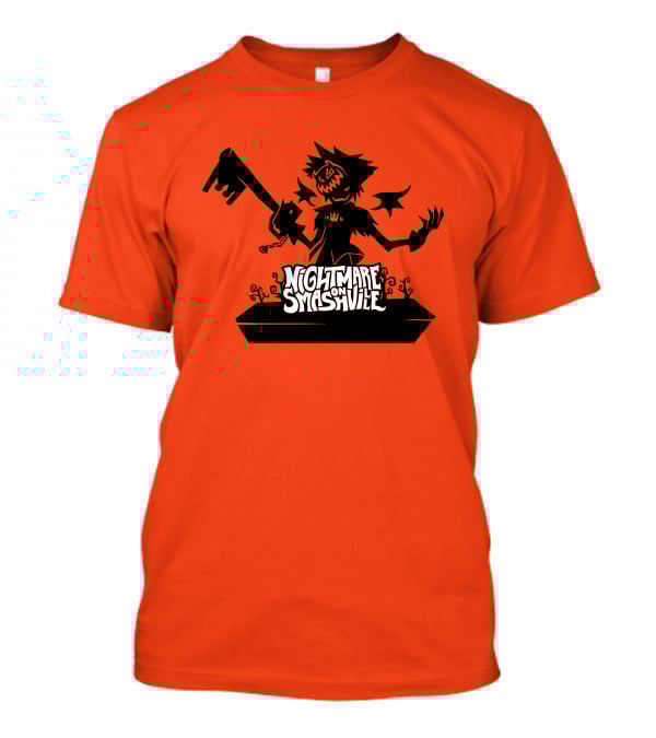 Nightmare On Smashville Halloween Scarecrow Image T-Shirt
