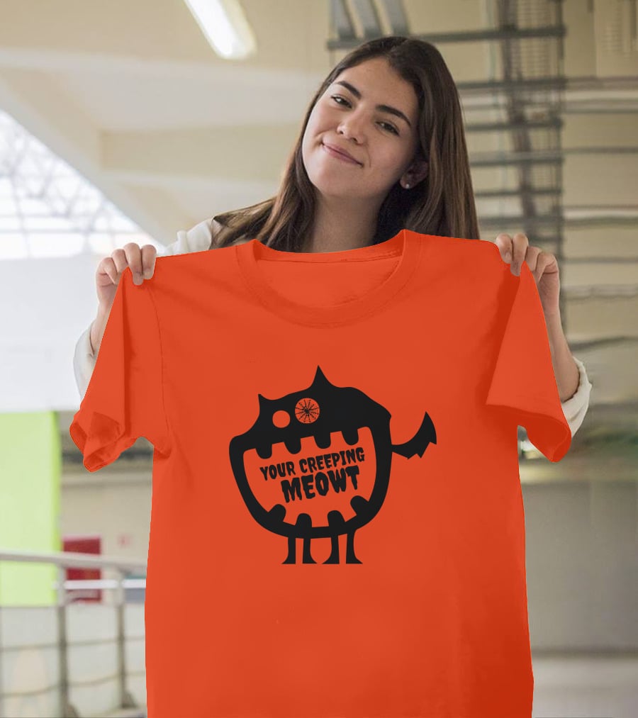 Funcky Designs Your Creeping Meowt Cat T-Shirt