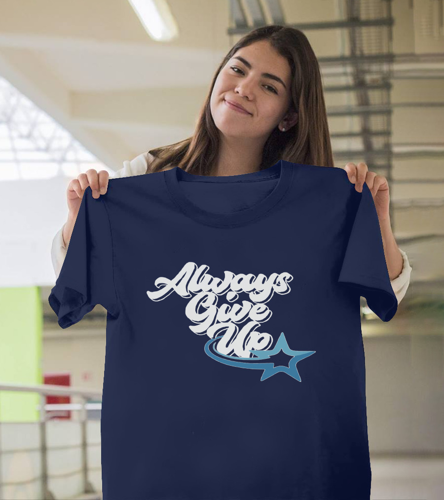 Always Give Up Star Swoosh T-Shirt
