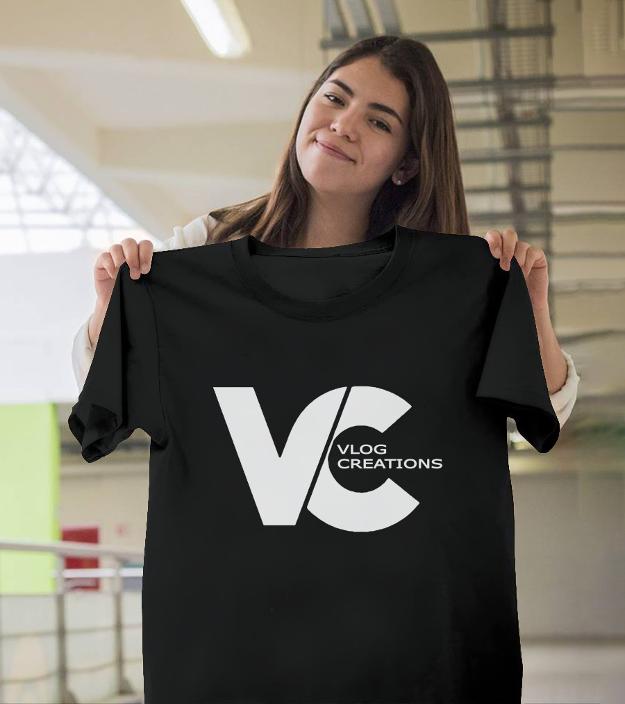 Vc Vlog Creations Logo T-Shirt