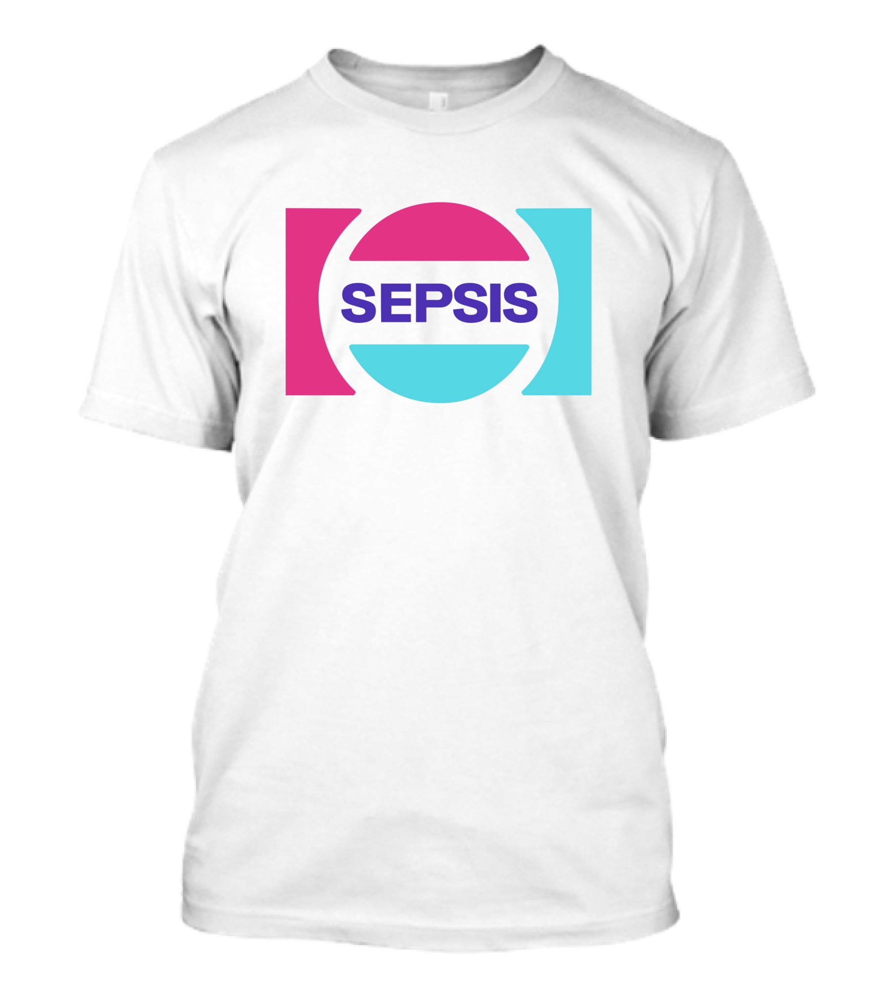 Pander Store Mechazawa Sepsis Logo Circular Colorful T-Shirt