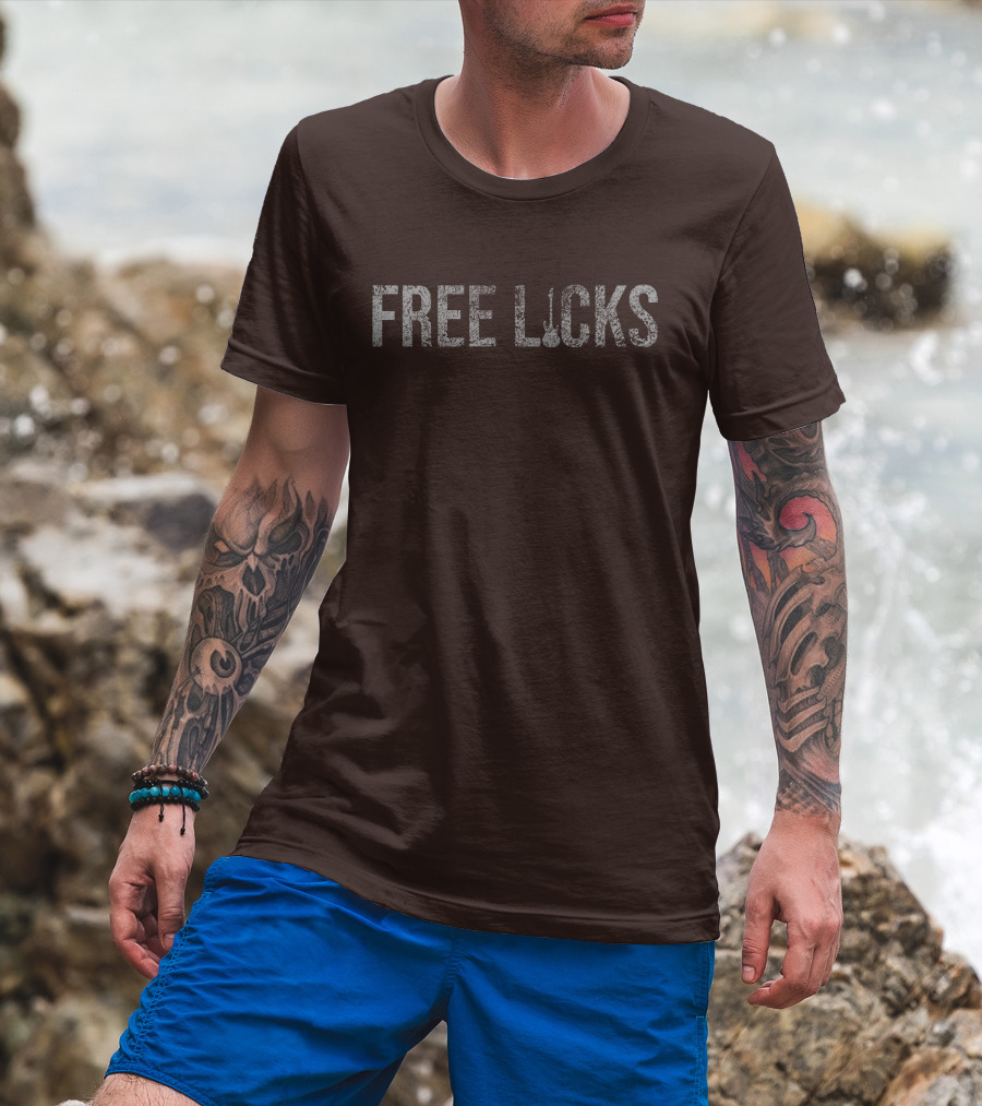 Free Licks Chris Evans Guitar Caption T-Shirt