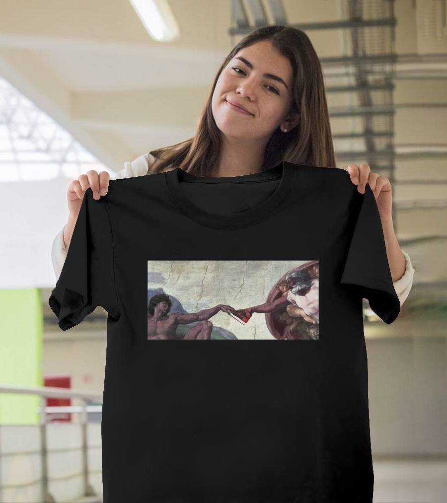Sneaker Warz Merch Kiwiuh Bred Chapel Creation T-Shirt