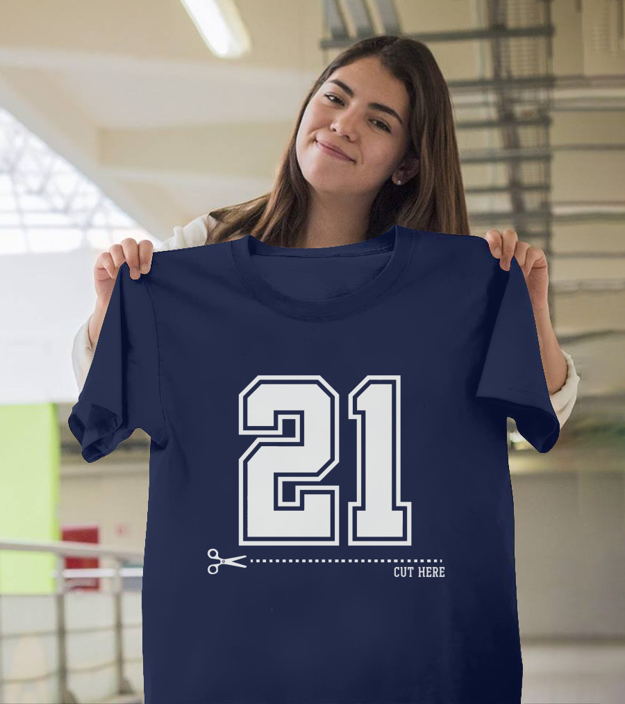 Cowboys Nation Twisted Gorilla 21 Cut Here T-Shirt