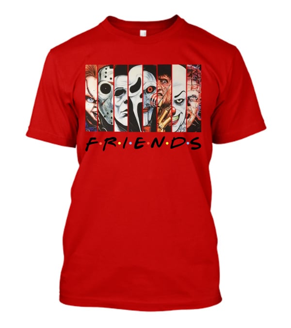 Uncle Rjs Spanish Oreo Friends Horror Icons Ensemble T-Shirt