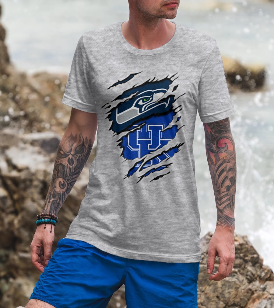 Seahawks UK Logo Fusion T-Shirt