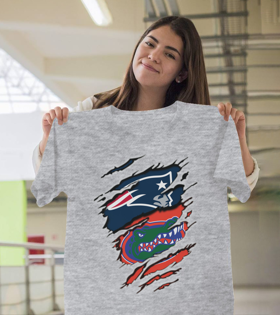 Patriots Gators Claw Marks T-Shirt