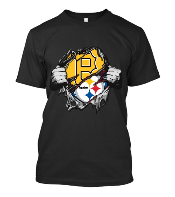 Steelers Pirates Logo Mashup T-Shirt