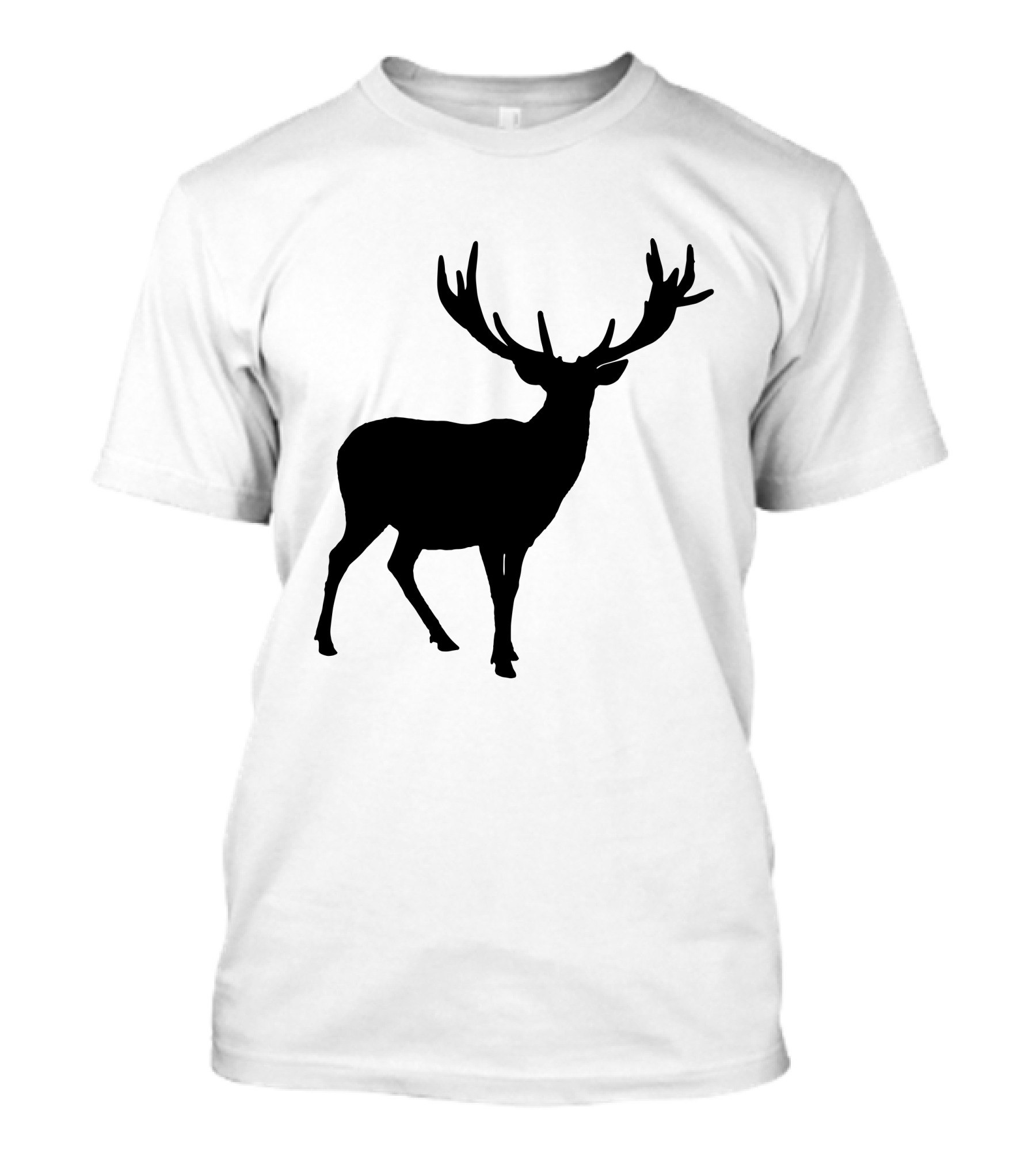 Silhouette Stag Deer Wildlife Nature T-Shirt