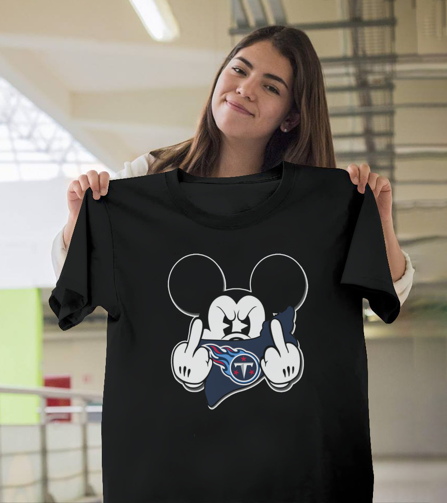 Mickey Mouse Tennessee Titans Crossover T-Shirt