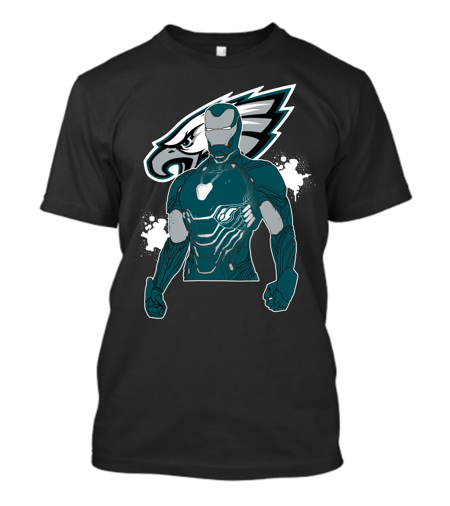 Iron Man And Philadelphia Eagles Fusion T-Shirt