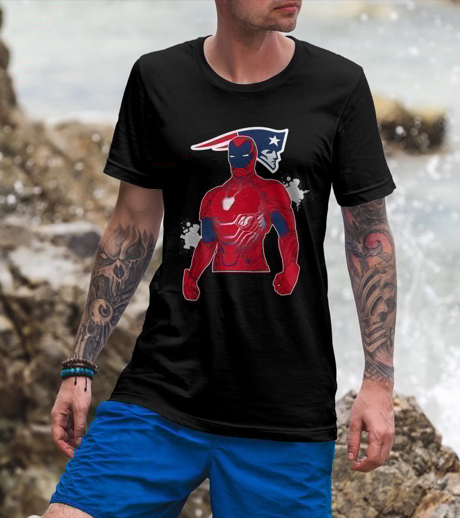 Iron Man Patriots Crossover Fusion T-Shirt