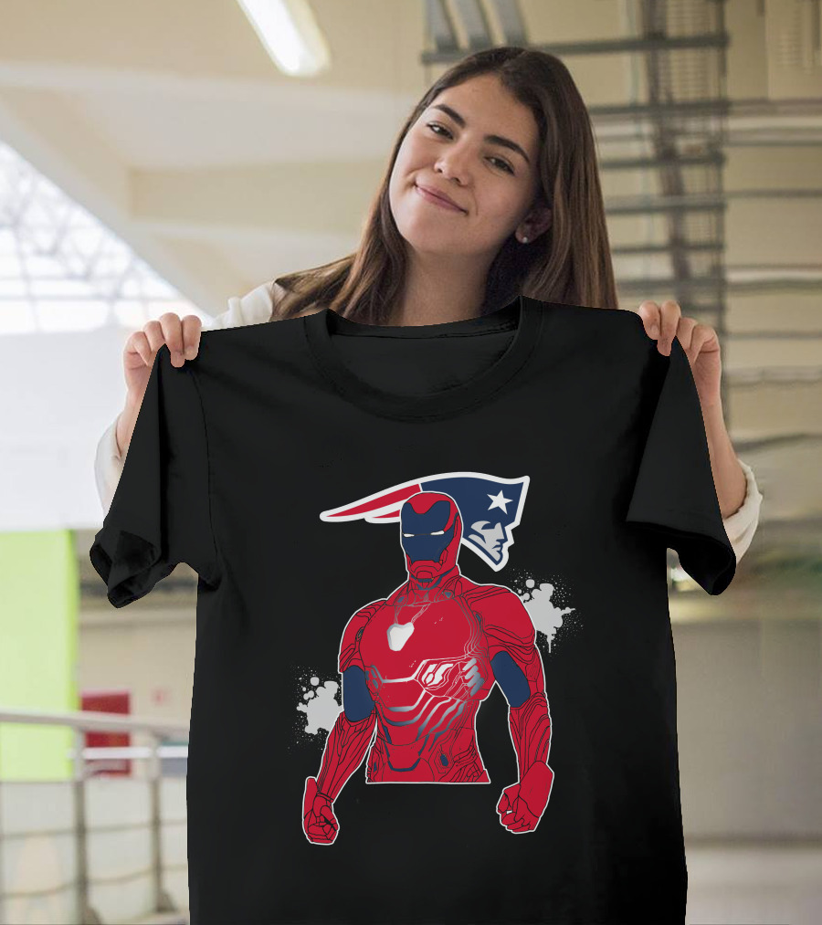 Iron Man Patriots Crossover Fusion T-Shirt