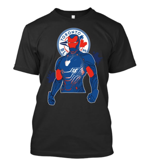 Iron Man Toronto Blue Jays Mashup T-Shirt