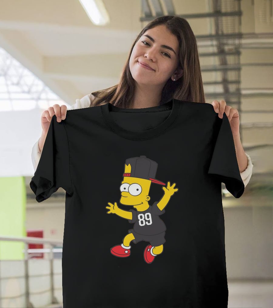 Bart Simpson Hip Hop Style T-Shirt