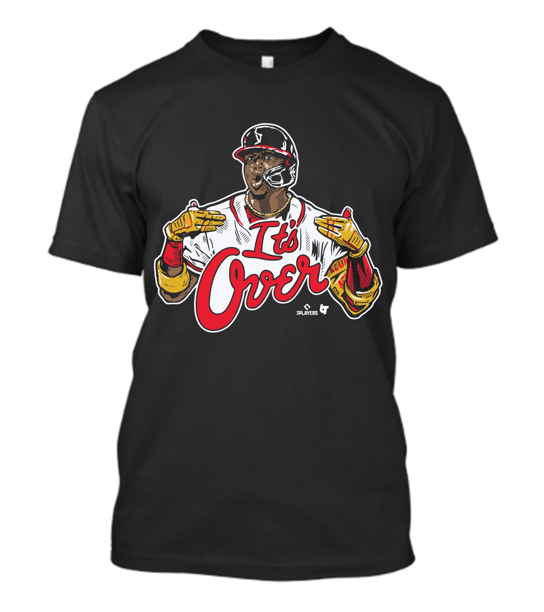 It's Over Baseball Illustration By 7Players And BT Skills T-Shirt
