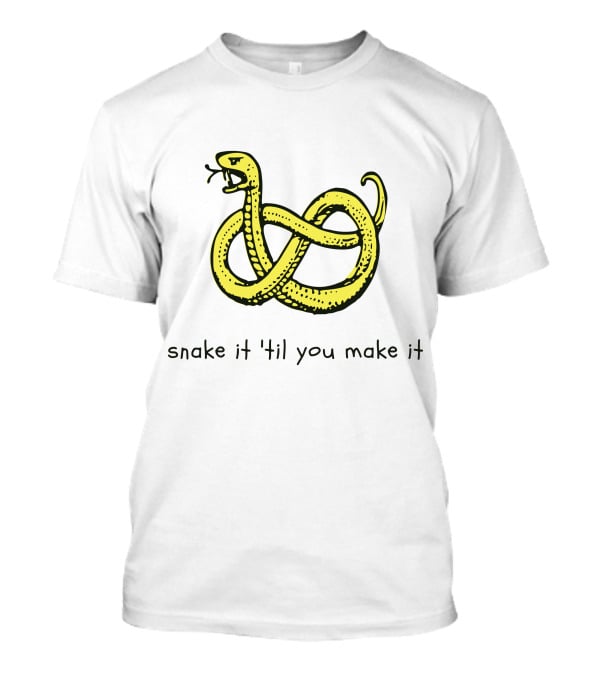 Snake It 'Til You Make It Knotted Serpent Twist T-Shirt