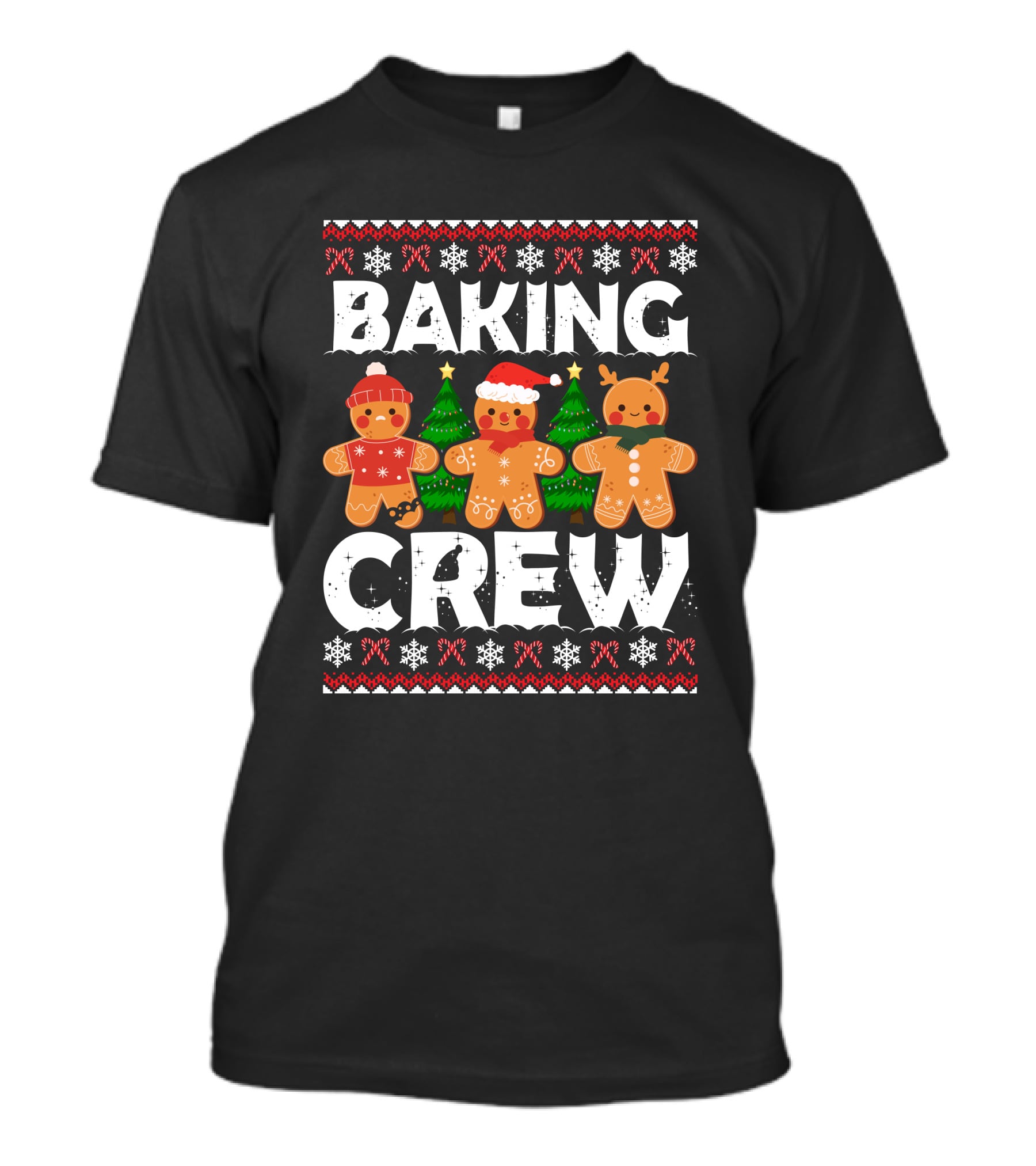 Christmas Baking Crew Gingerbread Holiday Festive T-Shirt