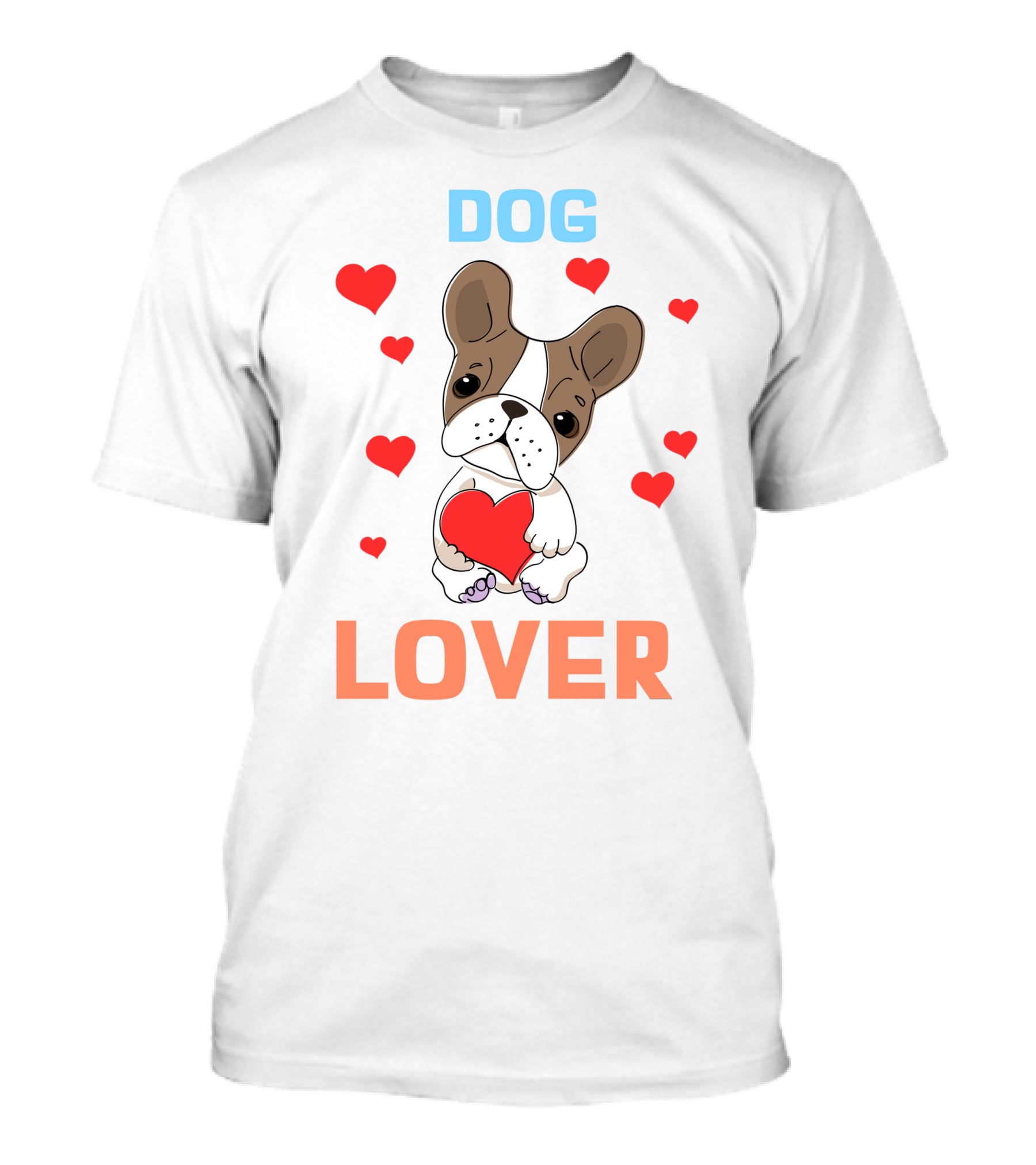 DOG LOVER Puppy Hearts T-Shirt