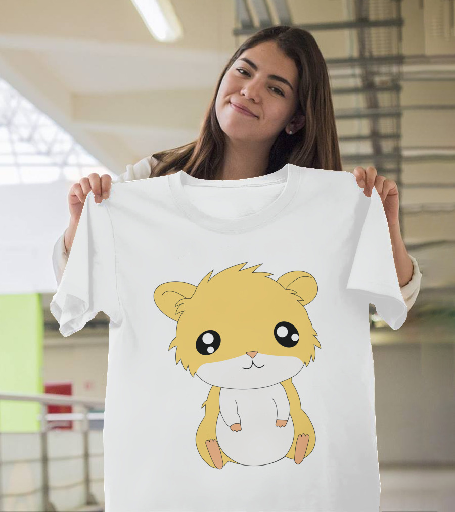 Cute Baby Hamster Cartoon T-Shirt