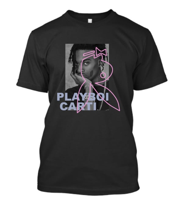 Playboi Carti Rap Music Legend Bunny Face Iconic Image T-Shirt