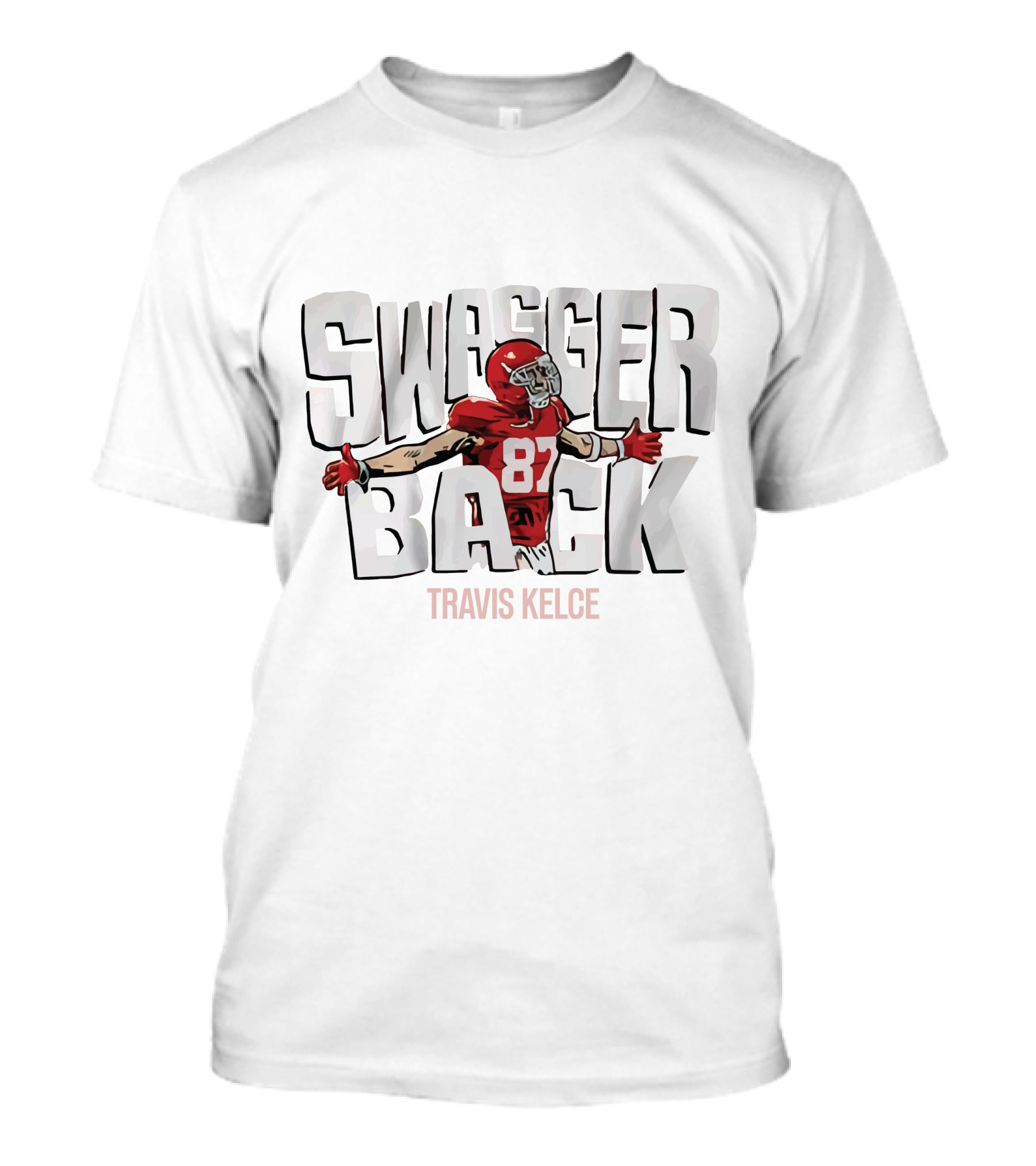 Swagger Back Travis Kelce Football T-Shirt