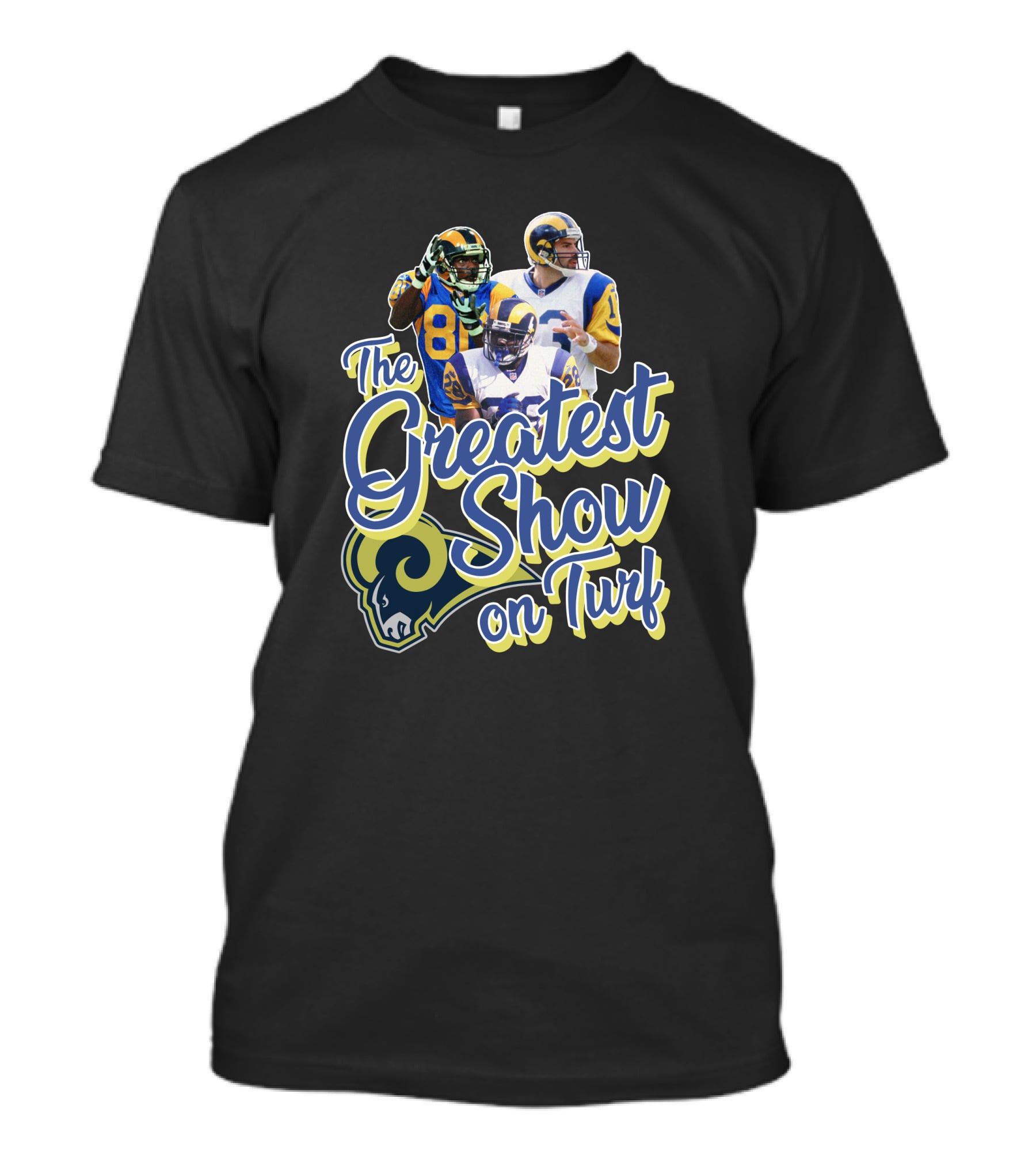 The Greatest Show On Turf Rams Football Legends T-Shirt