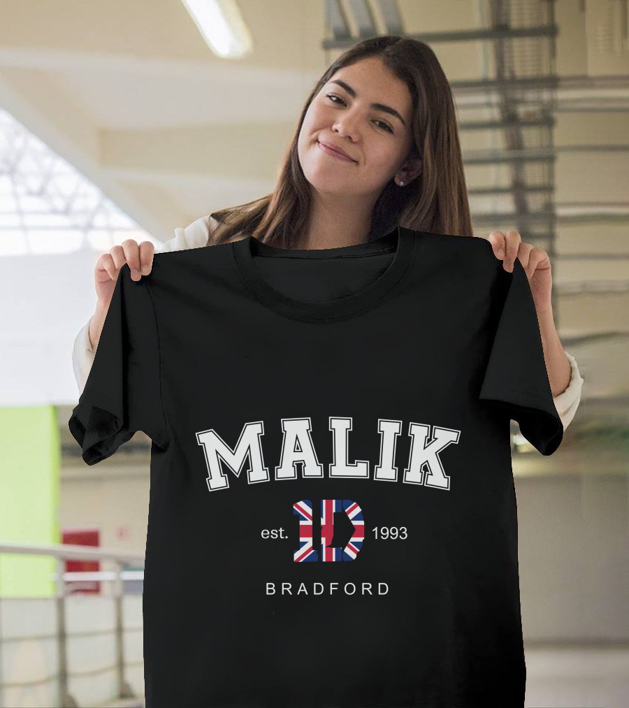 Malik Est 1993 Bradford One Direction Union Jack T-Shirt