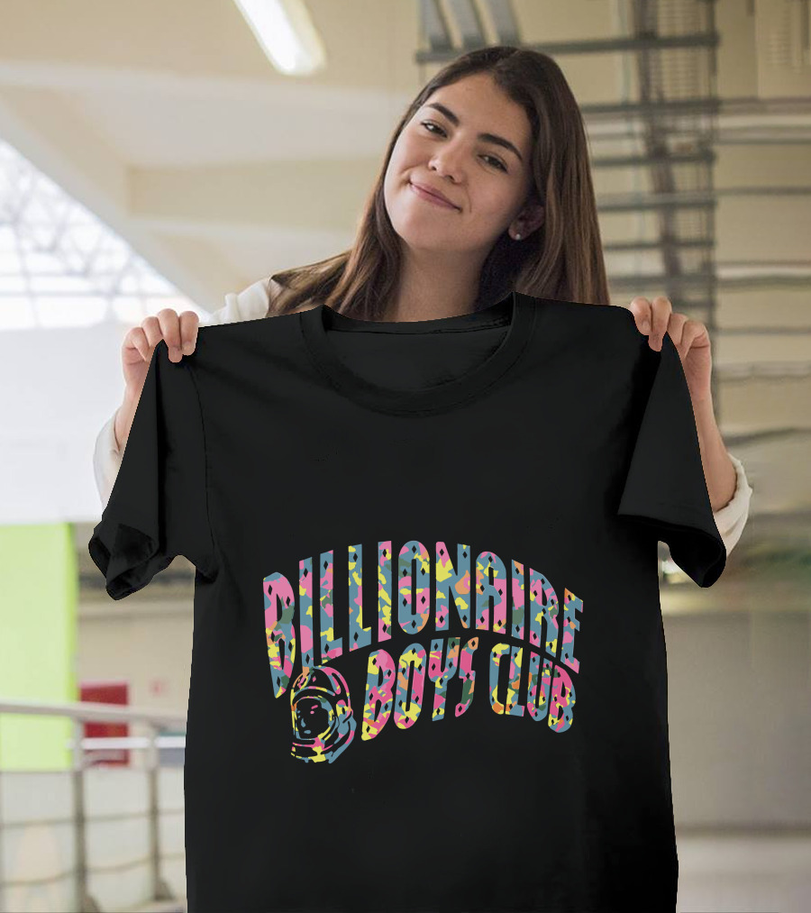 Billionaire Boys Club Colorful Confetti Arch With Astronaut Helmet T-Shirt