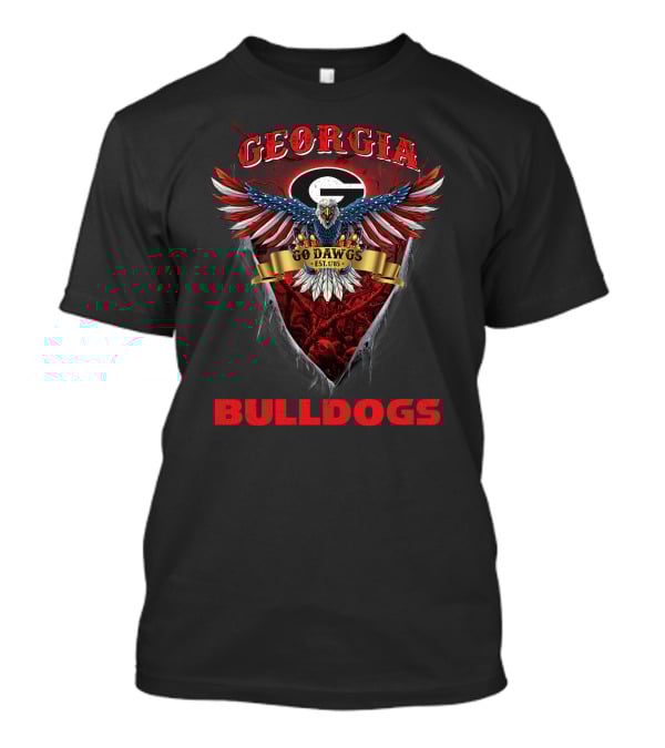 Georgia Bulldogs Eagle Go Dawgs Est. 1785 T-Shirt
