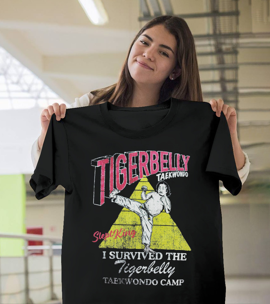Tigerbelly Taekwondo SleptKing I Survived the Tigerbelly Taekwondo Camp T-Shirt