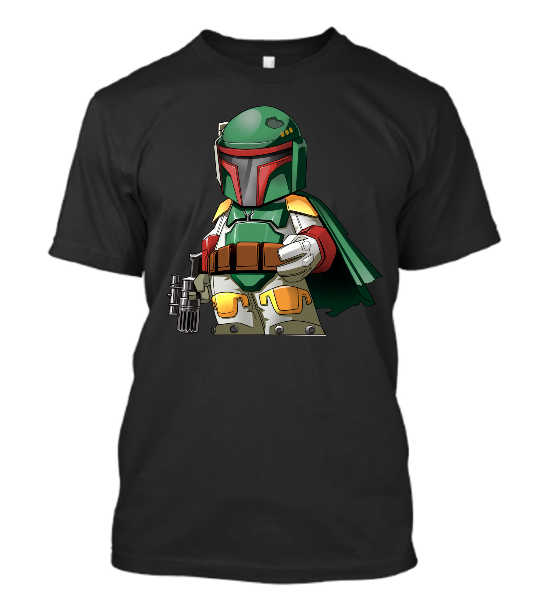 Chibi Bounty Hunter Boba Fett Star Wars Character T-Shirt