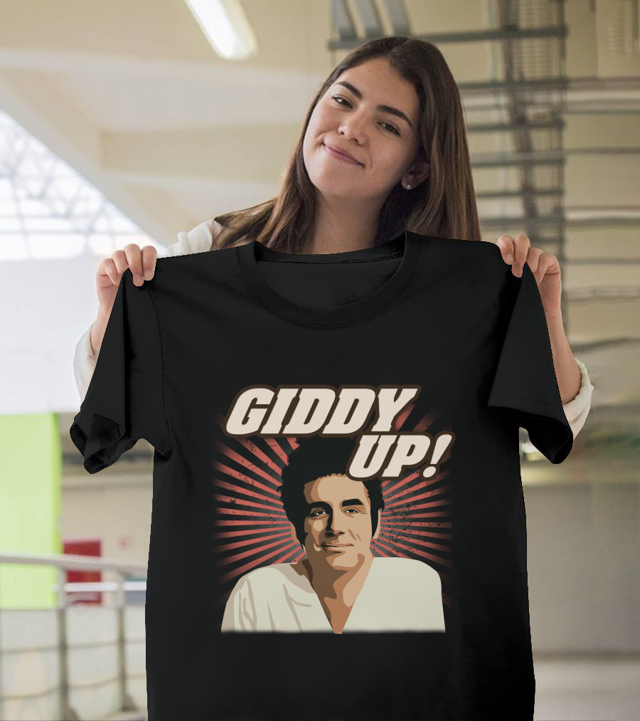 Giddy Up Seinfeld Kramer Retro Sunburst T-Shirt