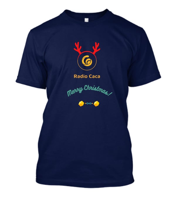 Radio Caca Merry Christmas Antlers T-Shirt