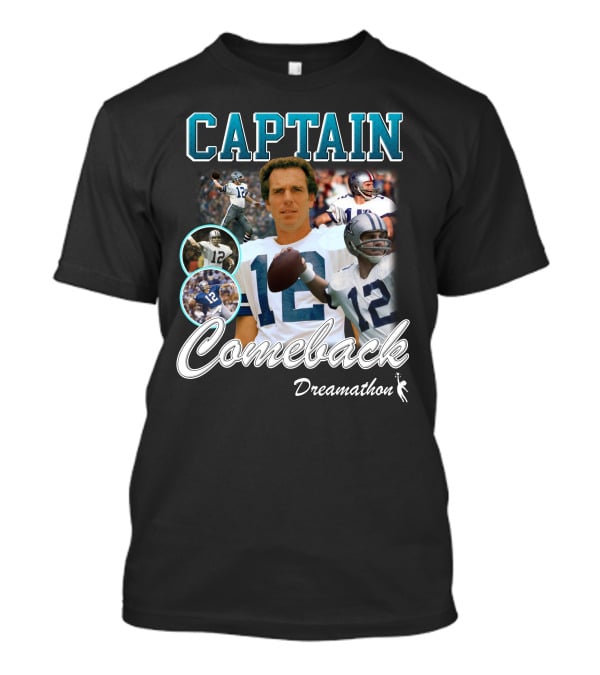 Captain Comeback Dreamathon Football Legends T-Shirt