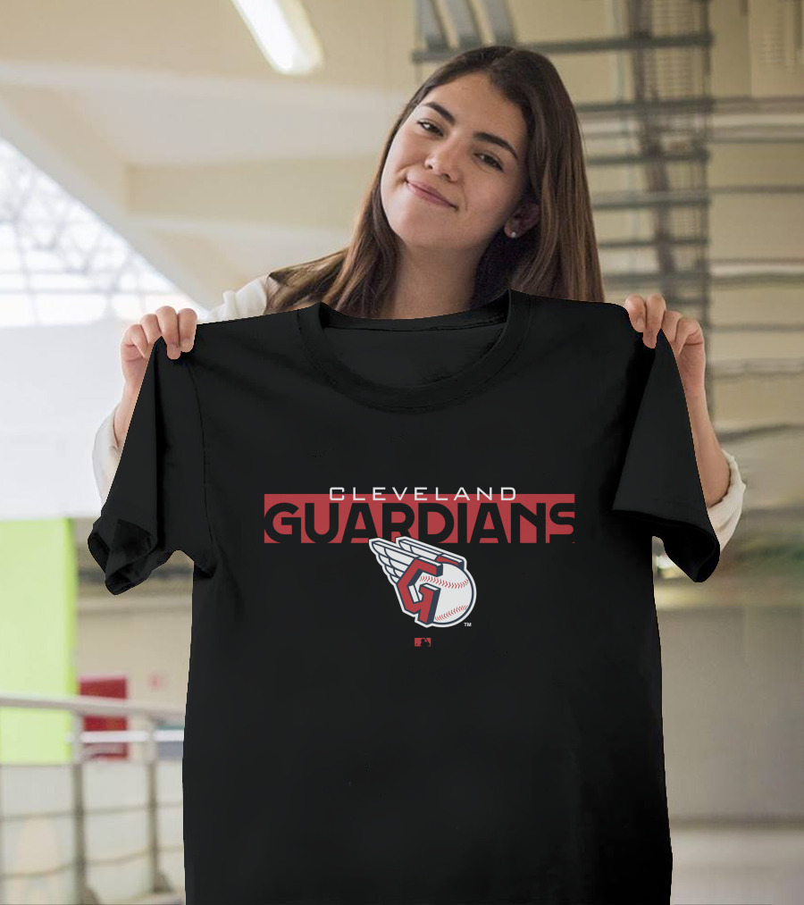 Cleveland Guardians MLB Logo Baseball Winged G Merch T-Shirt
