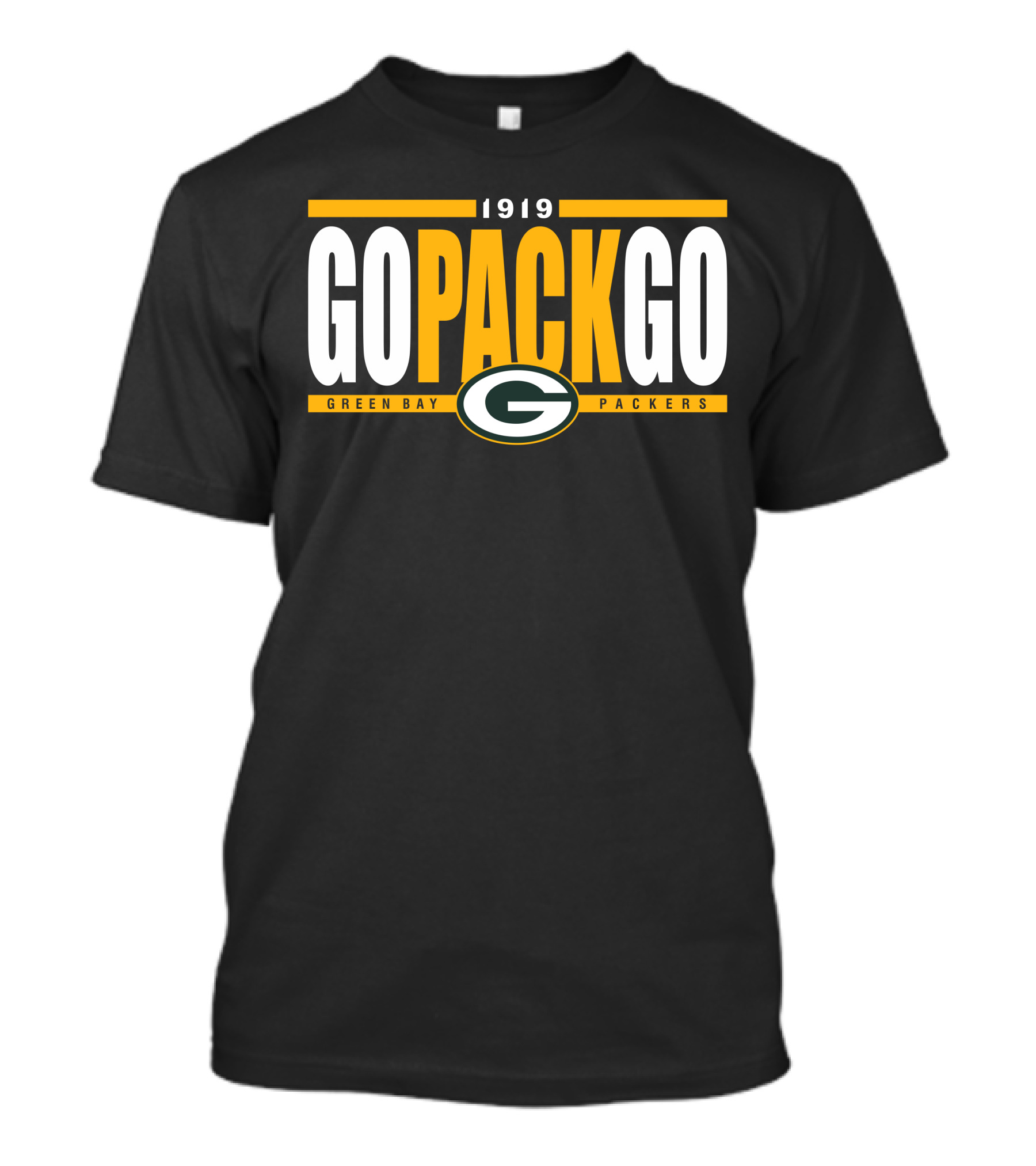 1919 Go Pack Go Green Bay Packers T-Shirt